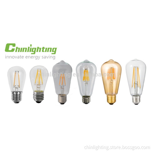 UL ES E12 E26 Clear Cover Bulb led Filament 2200K gold surface light